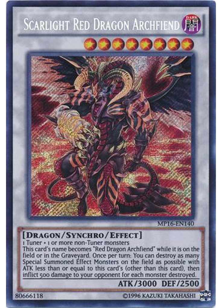 Scarlight Red Dragon Archfiend (Secret Rare Unlimited)