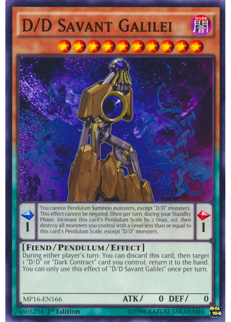 D/D Savant Galilei