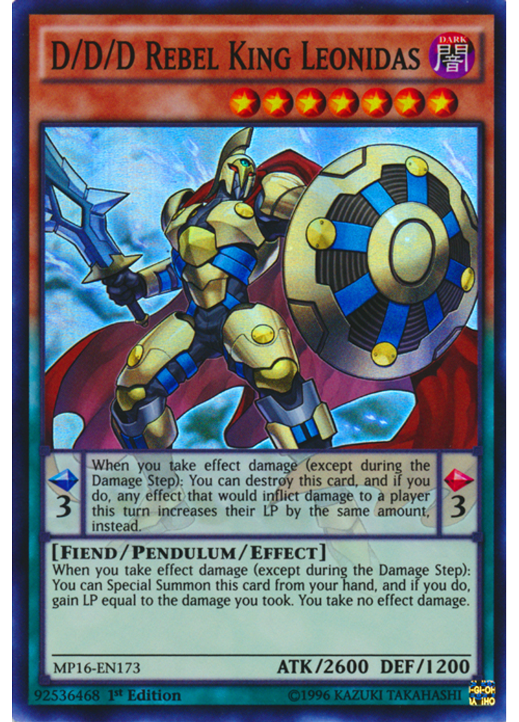 D/D/D Rebel King Leonidas