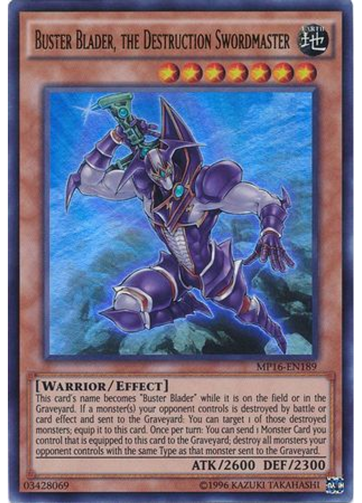 Buster Blader, the Destruction Swordmaster (Ultra Rare Unlimited)