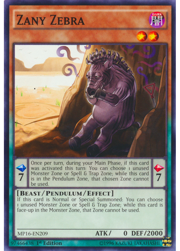 Zany Zebra