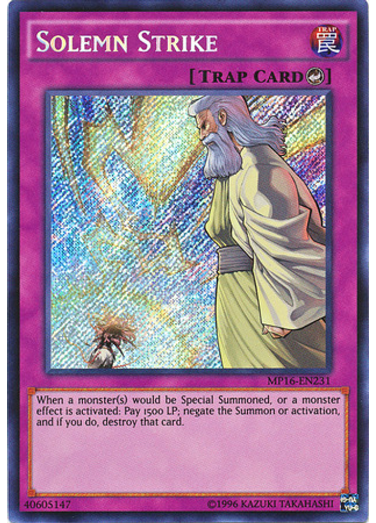 Solemn Strike (Secret Rare Unlimited)