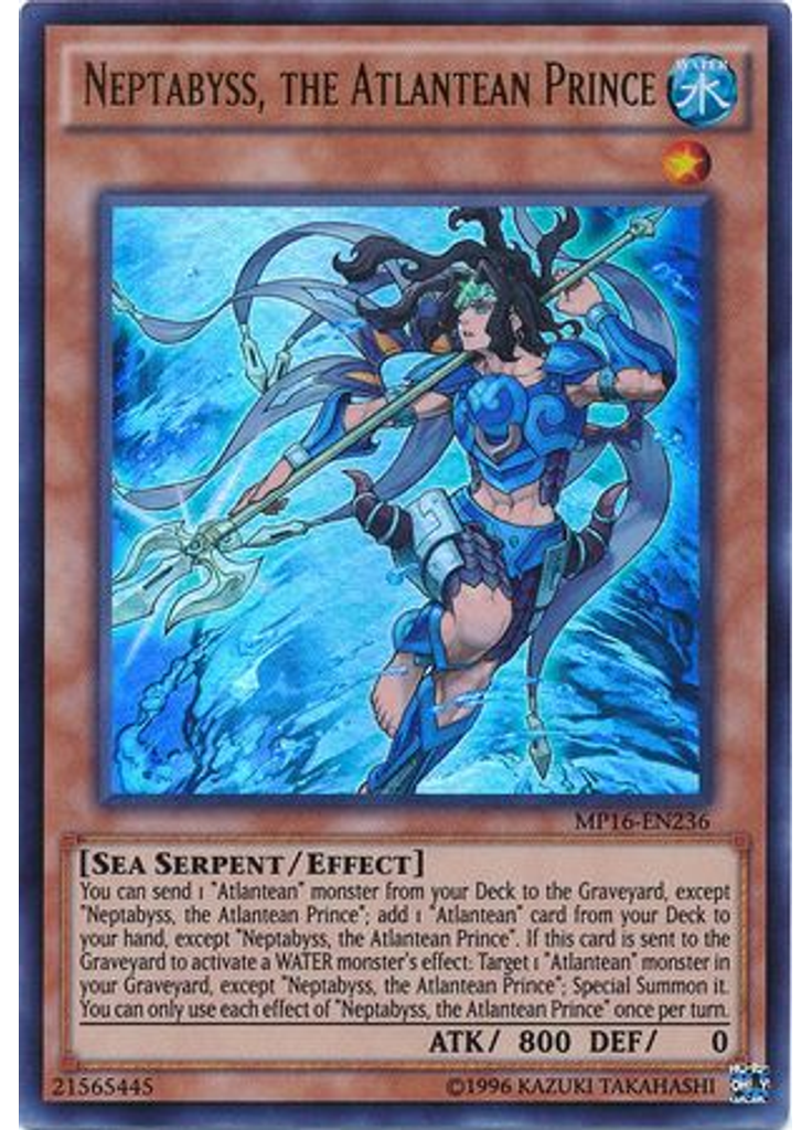 Neptabyss, the Atlantean Prince (Ultra Rare Unlimited)
