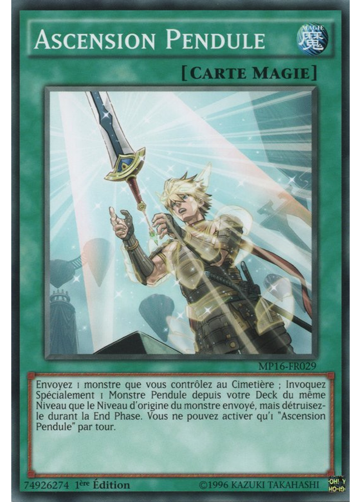 Ascension Pendule