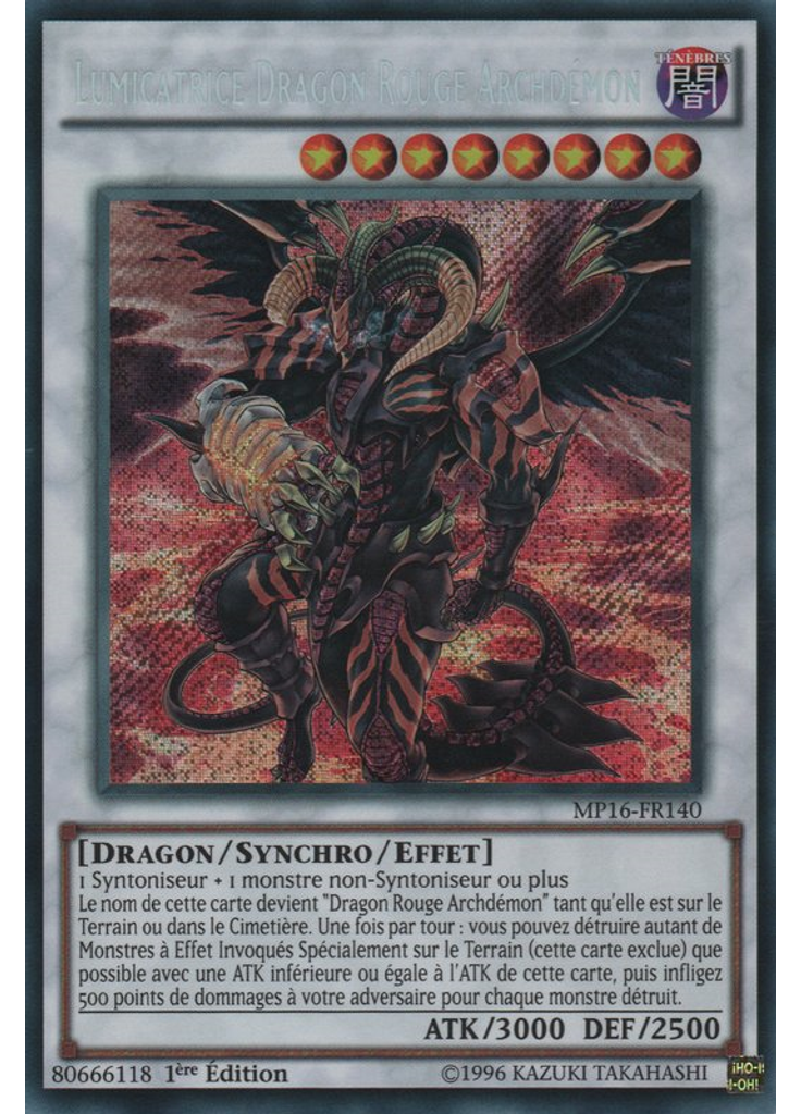 Lumicatrice Dragon Rouge Archdémon