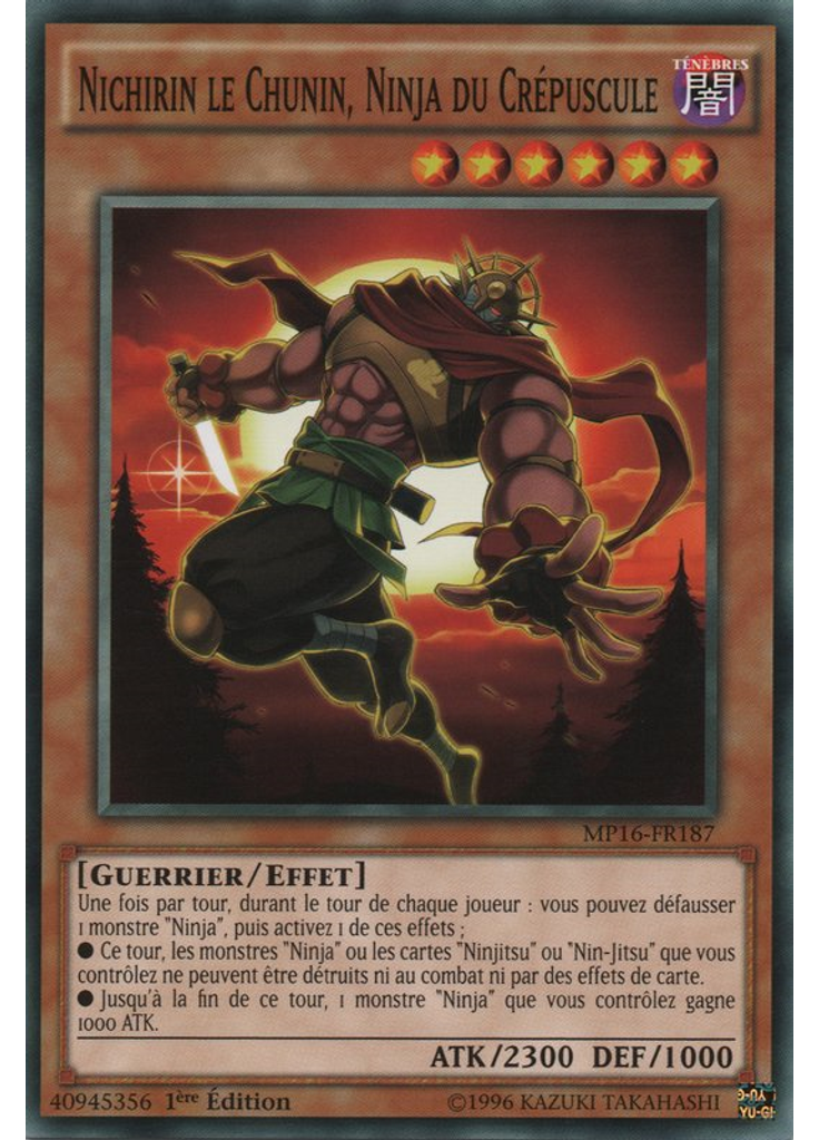 Nichirin le Chunin, Ninja du Crépuscule