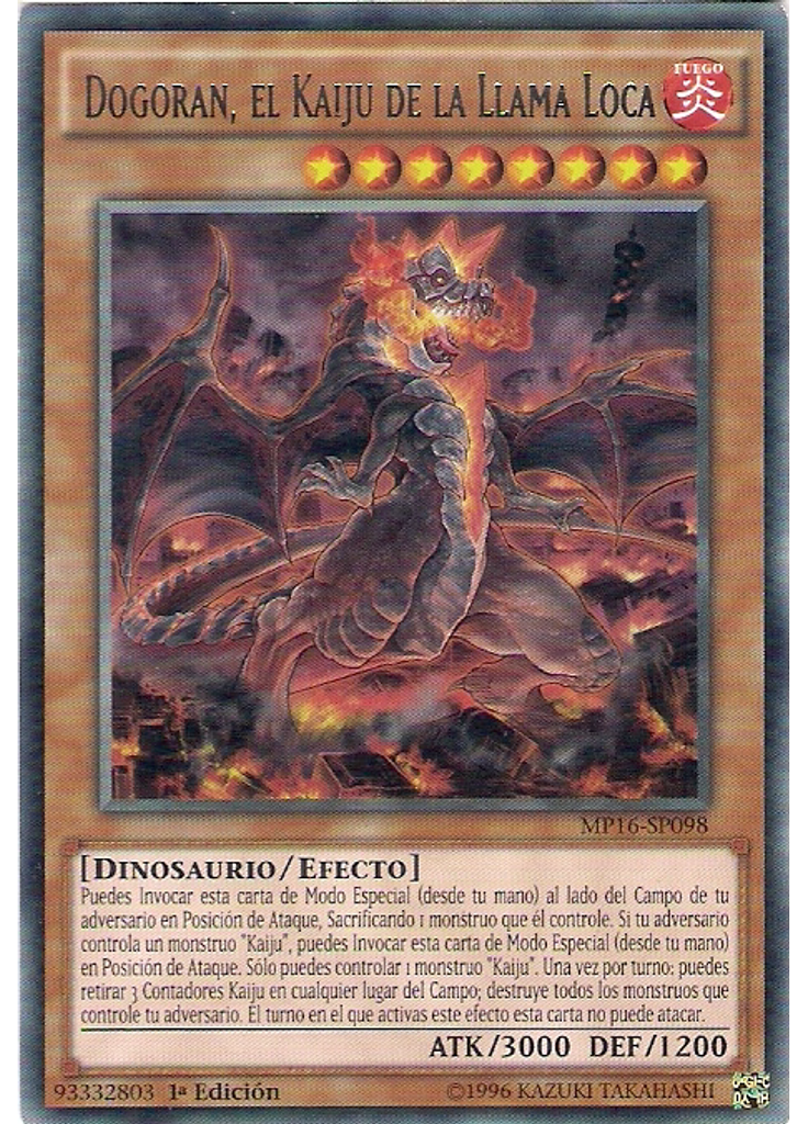 Dogoran, el Kaiju de la Llama Loca