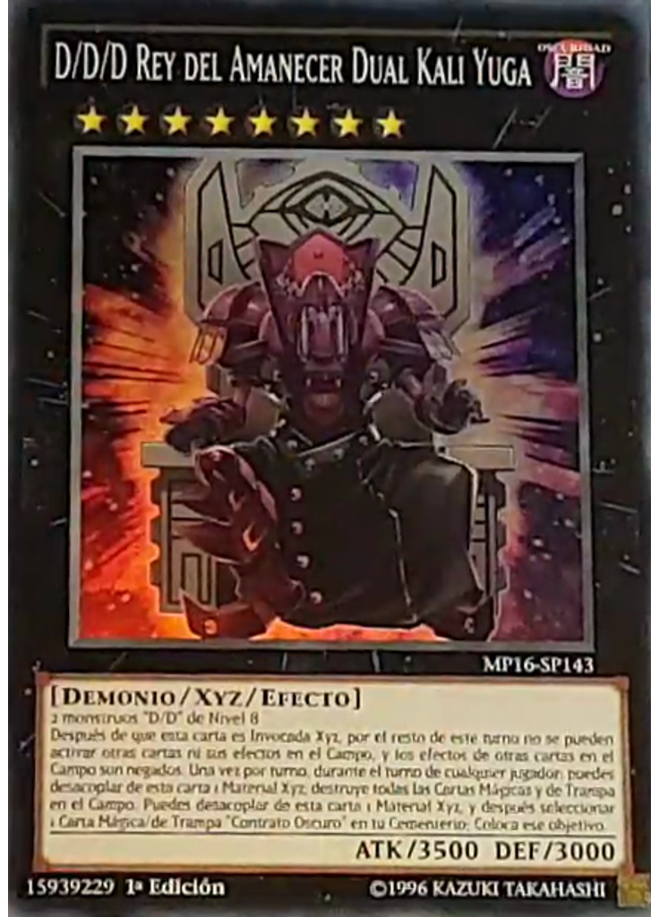 D/D/D Rey del Amanecer Dual Kali Yuga