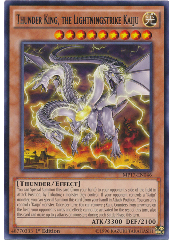 Thunder King, the Lightningstrike Kaiju