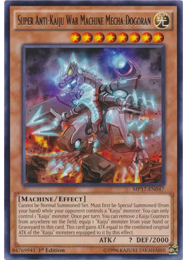 Super Anti-Kaiju War Machine Mecha-Dogoran