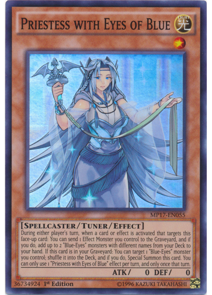 Priestess with Eyes of Blue