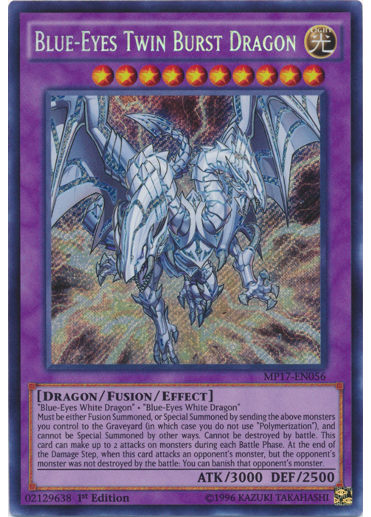 Blue-Eyes Twin Burst Dragon