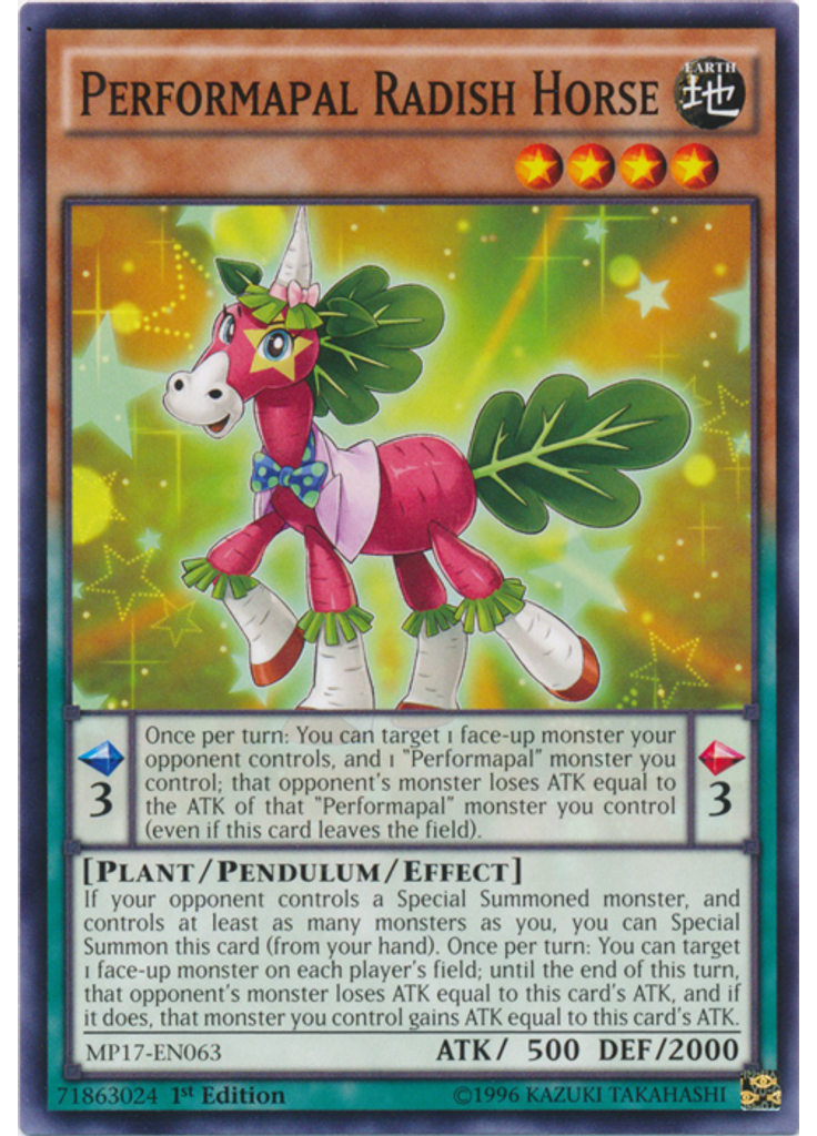 Performapal Radish Horse