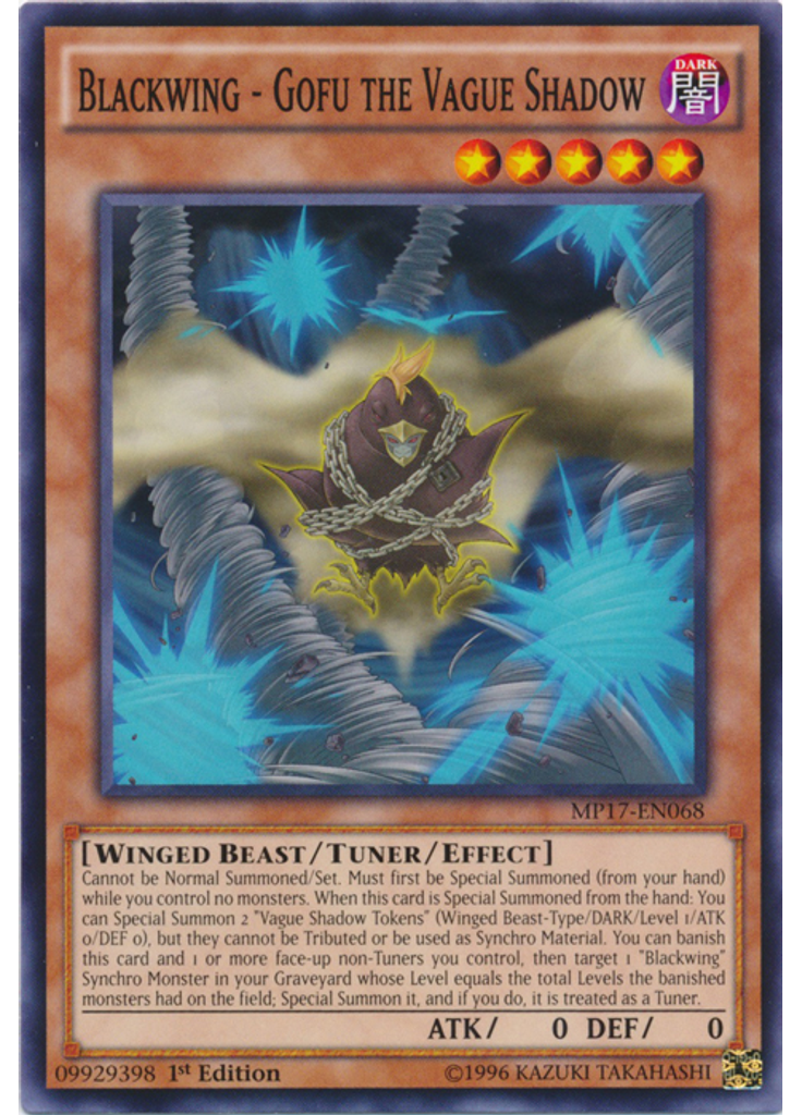 Blackwing - Gofu the Vague Shadow