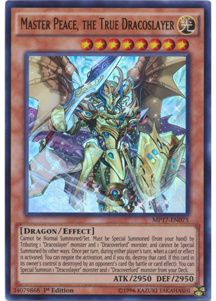Master Peace, the True Dracoslayer