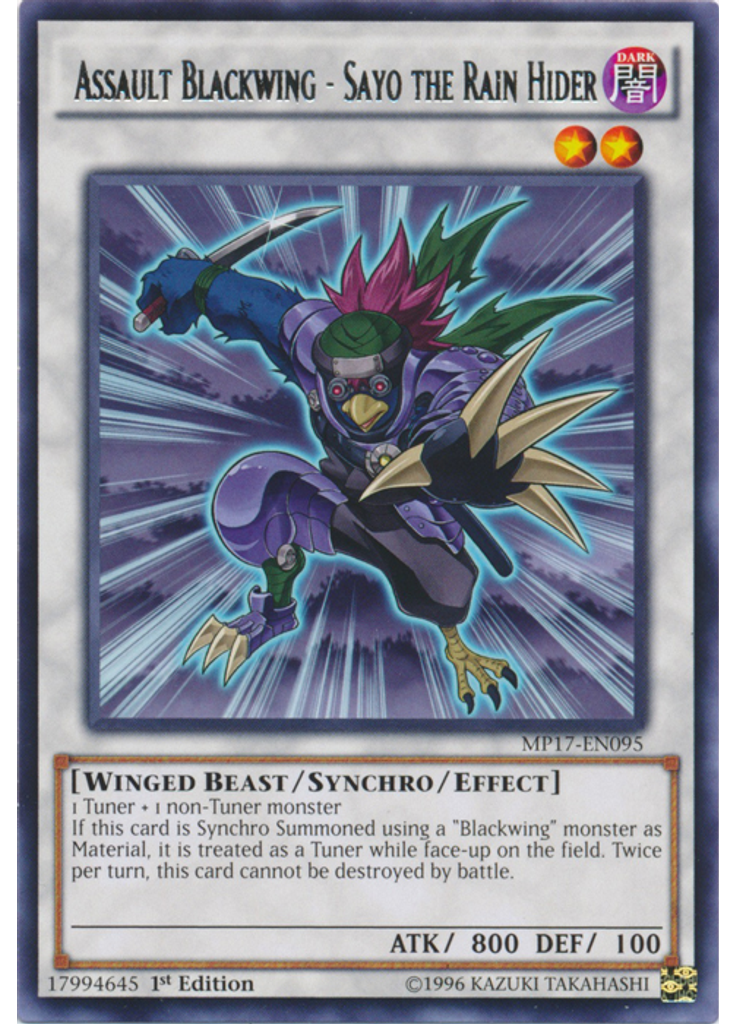 Assault Blackwing - Sayo the Rain Hider