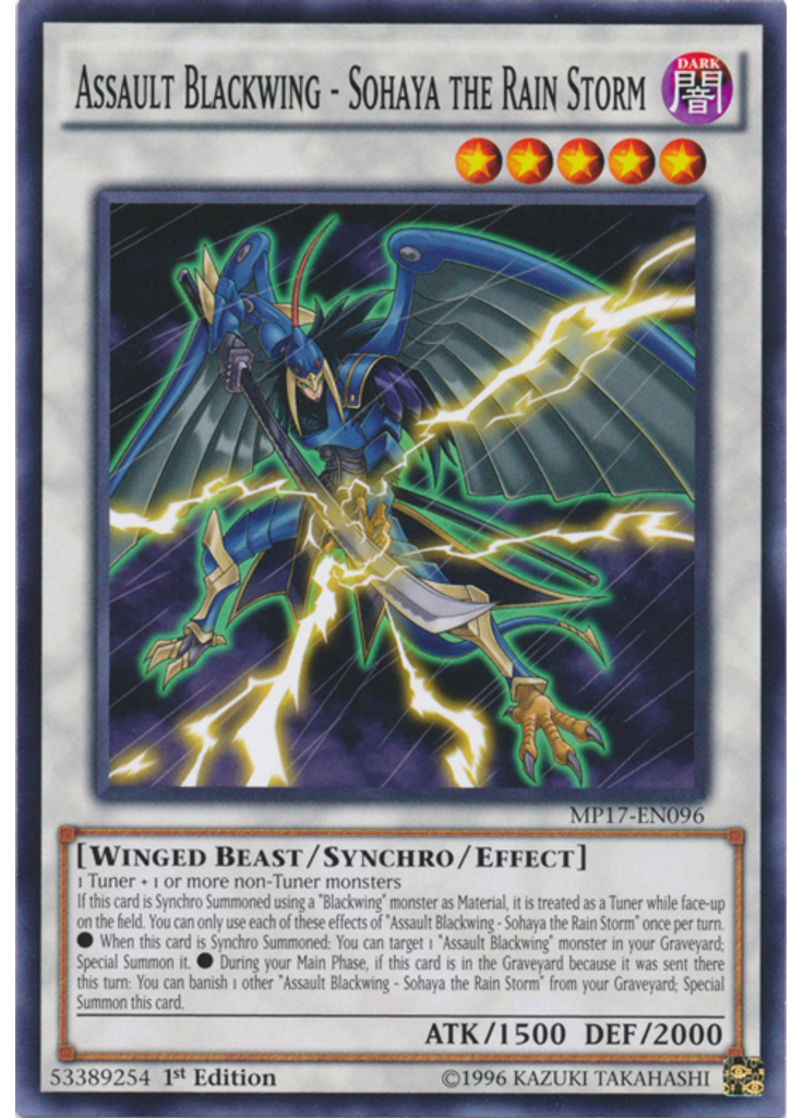 Assault Blackwing - Sohaya the Rain Storm