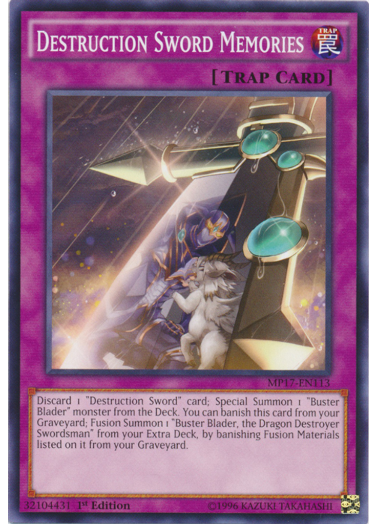 Destruction Sword Memories