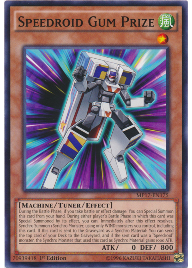 Speedroid Gum Prize
