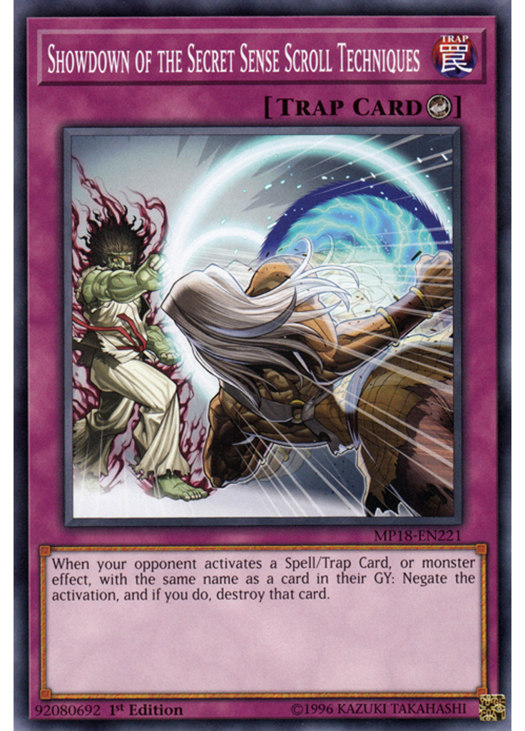 Showdown of the Secret Sense Scroll Techniques