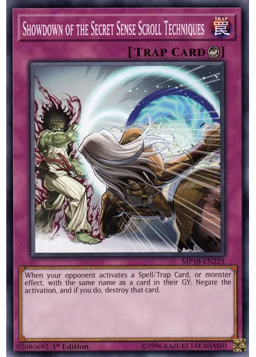Showdown of the Secret Sense Scroll Techniques