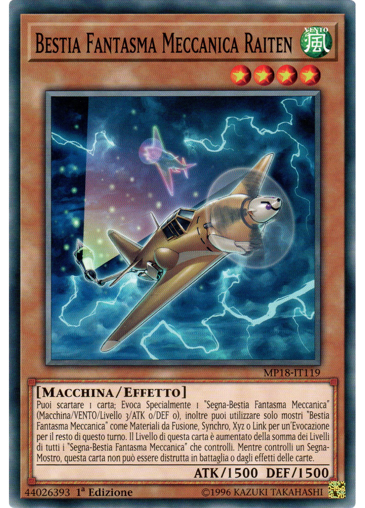 Bestia Fantasma Meccanica Raiten