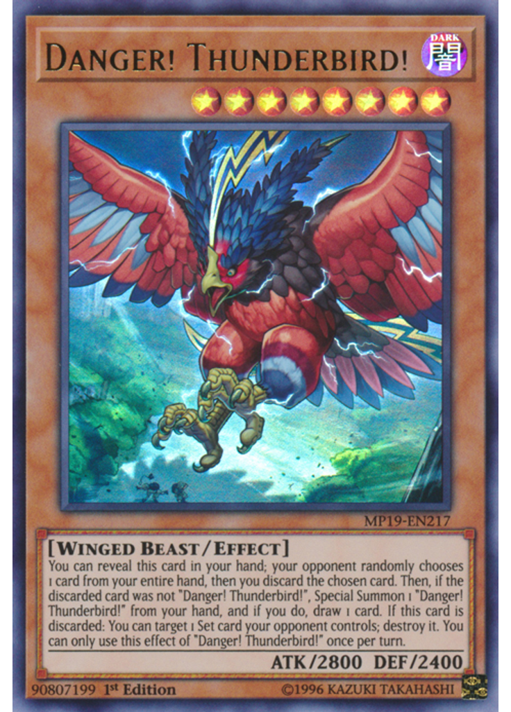 Danger! Thunderbird!