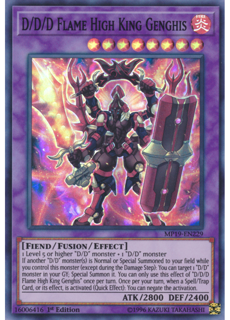 D/D/D Flame High King Genghis
