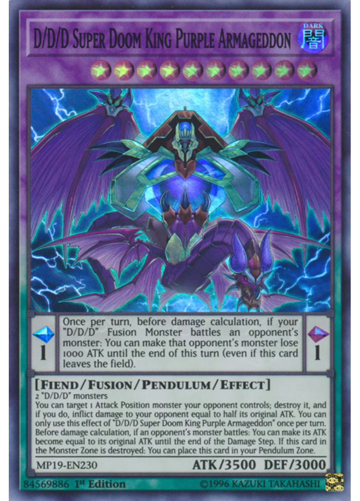 D/D/D Super Doom King Purple Armageddon