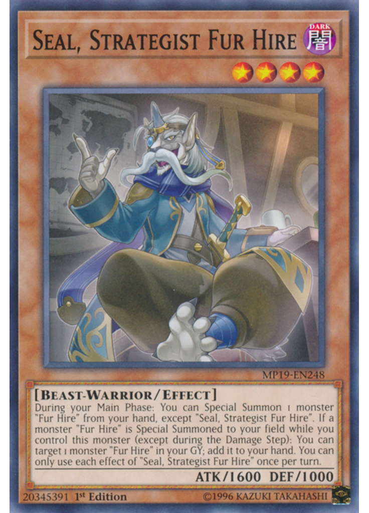 Seal, Strategist Fur Hire