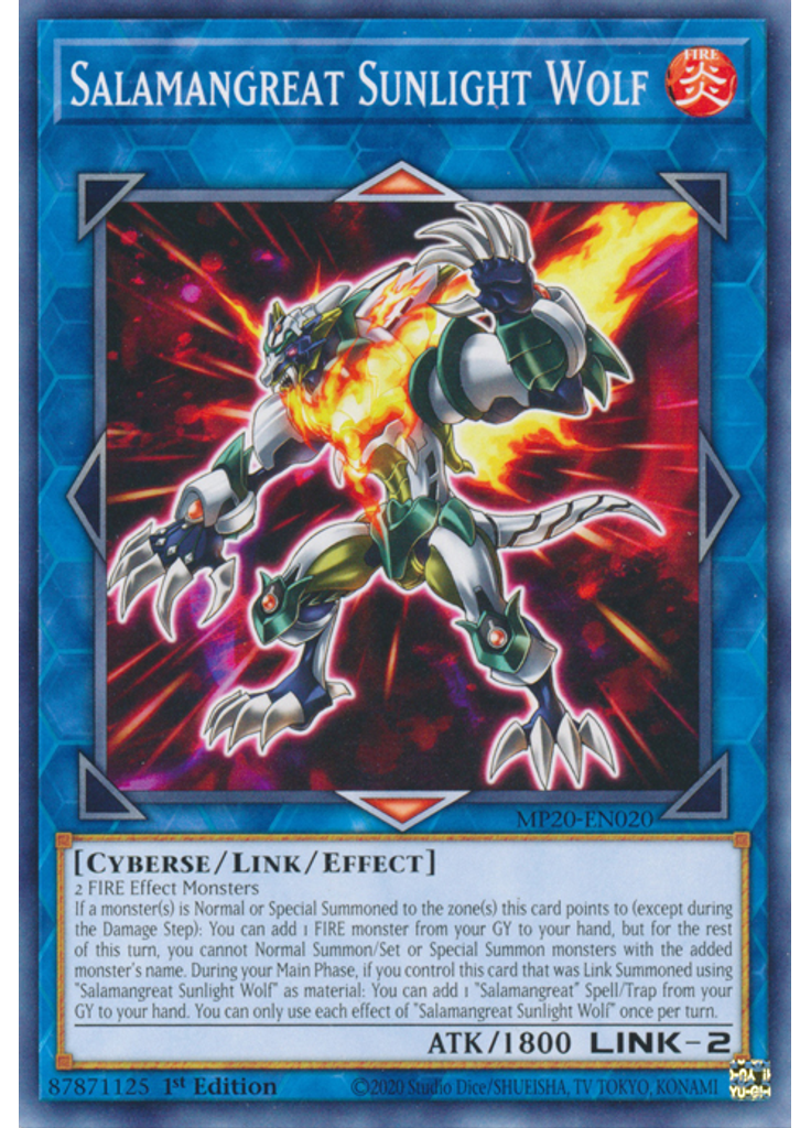 Salamangreat Sunlight Wolf
