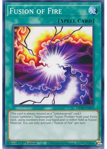 Fusion of Fire