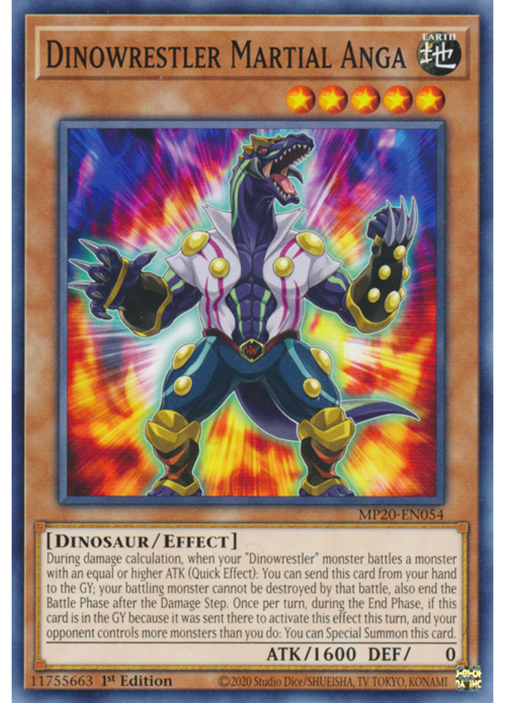 Dinowrestler Martial Anga