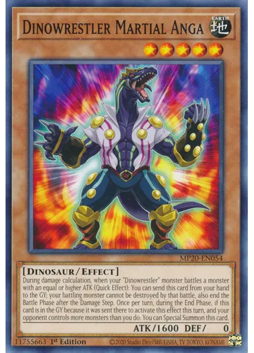 Dinowrestler Martial Anga