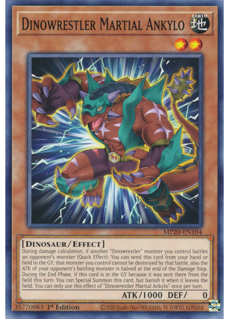 Dinowrestler Martial Ankylo