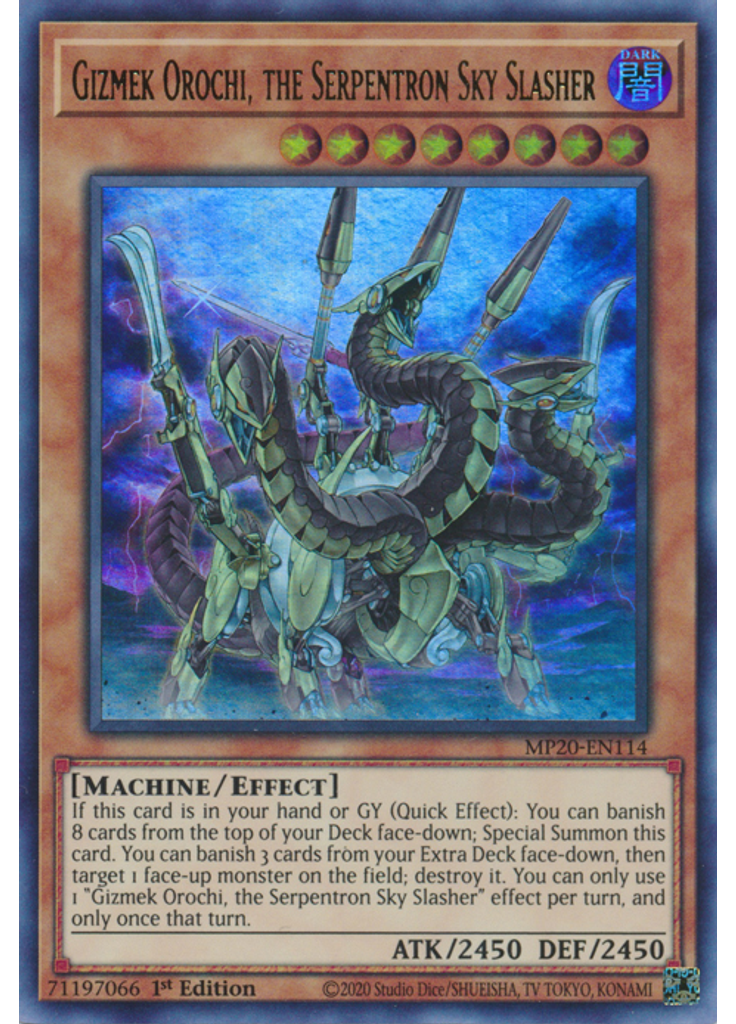 Gizmek Orochi, the Serpentron Sky Slasher