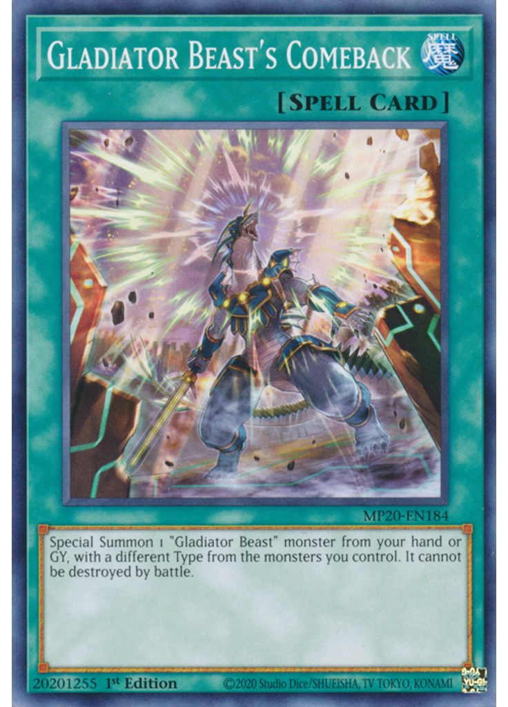 Gladiator Beast's Comeback