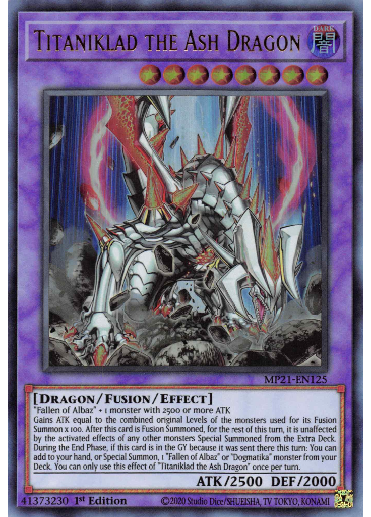 Titaniklad the Ash Dragon