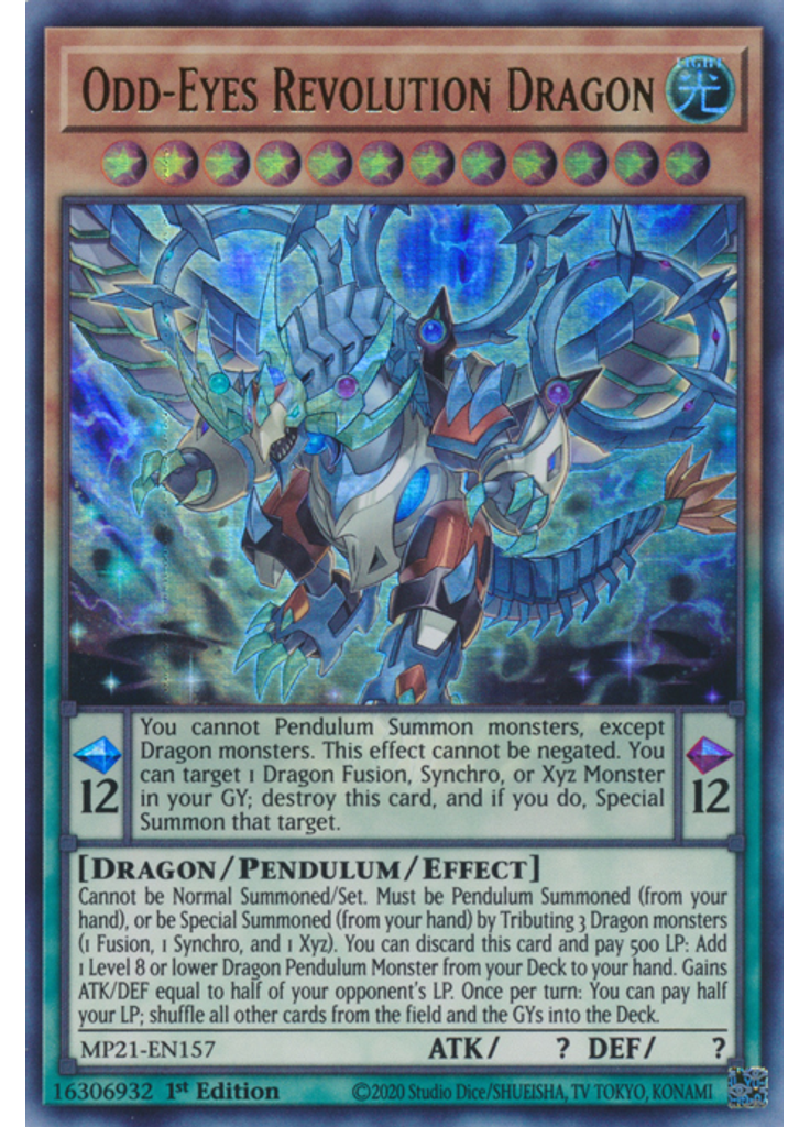 Odd-Eyes Revolution Dragon