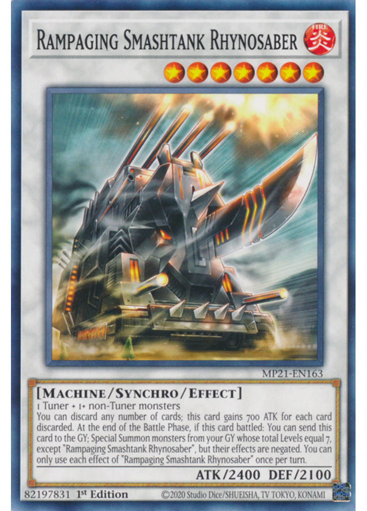 Rampaging Smashtank Rhynosaber