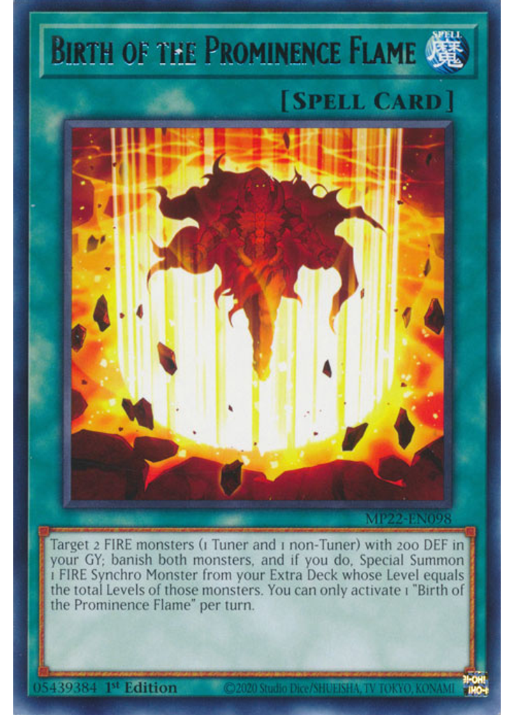 Birth of the Prominence Flame