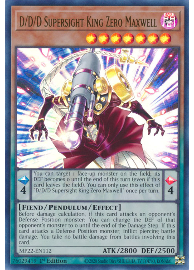 D/D/D Supersight King Zero Maxwell