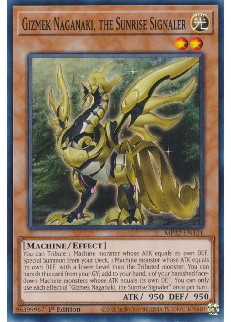 Gizmek Naganaki, the Sunrise Signaler
