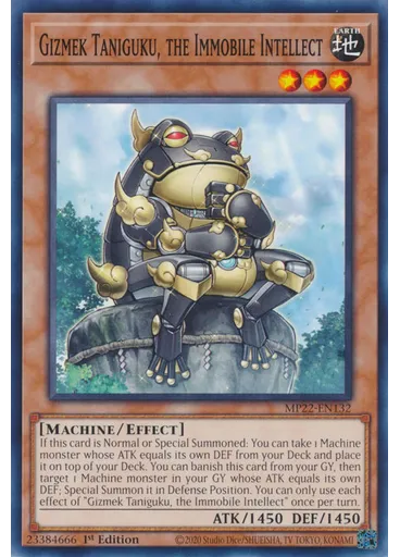 Gizmek Taniguku, the Immobile Intellect