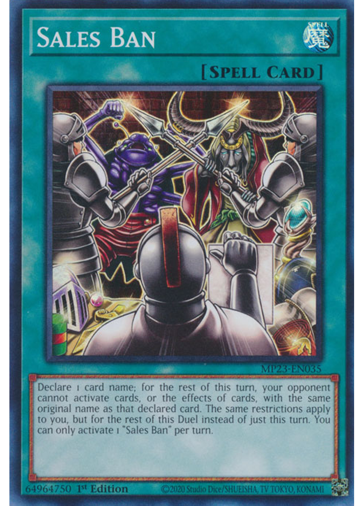 Sales Ban