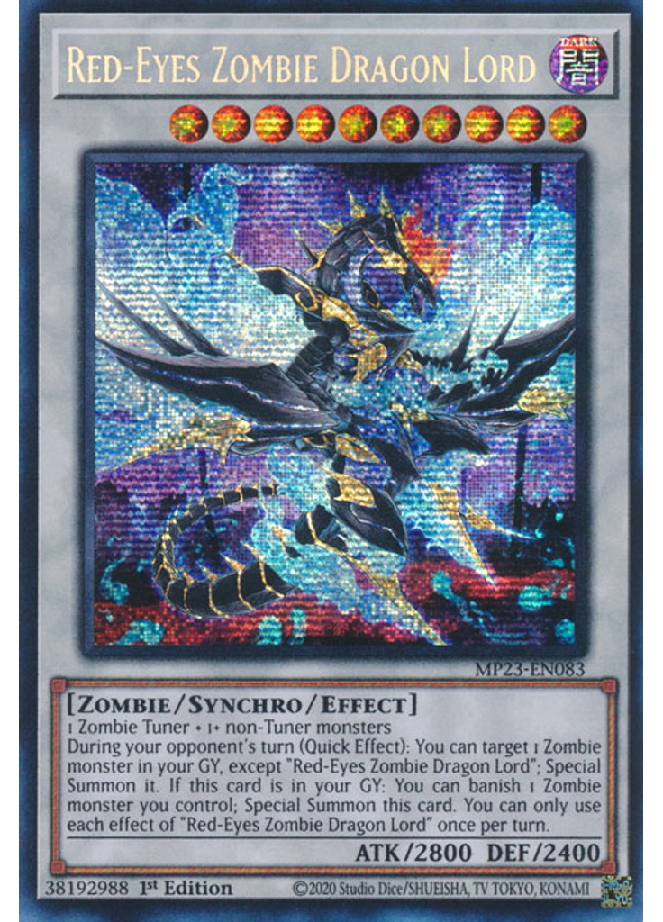 Red-Eyes Zombie Dragon Lord