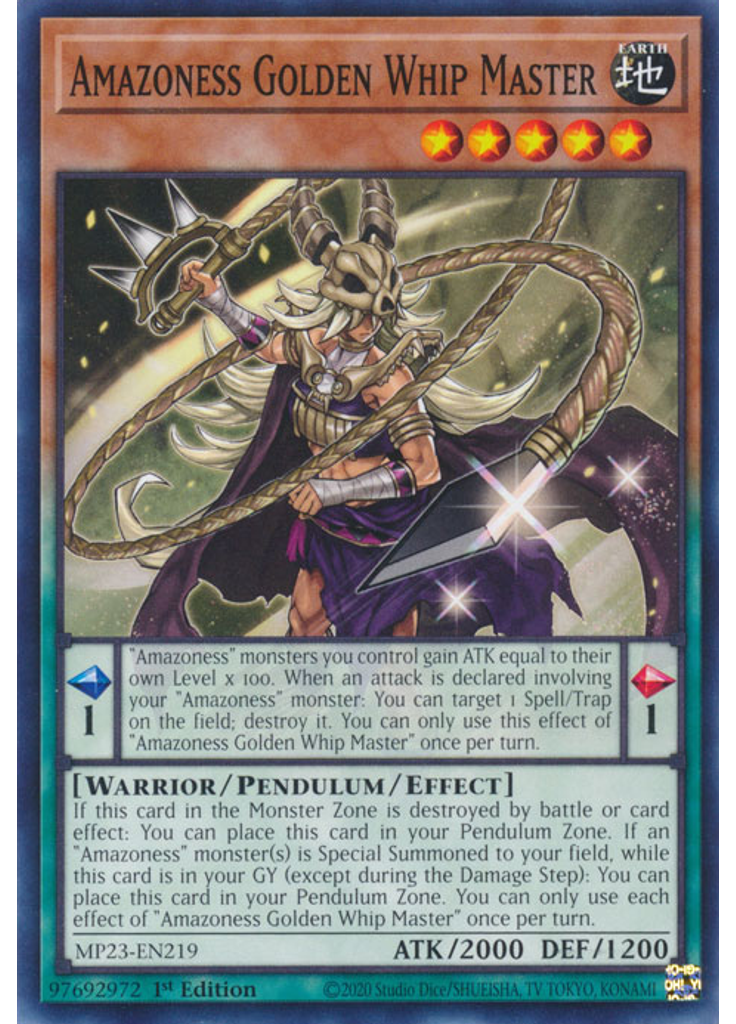 Amazoness Golden Whip Master