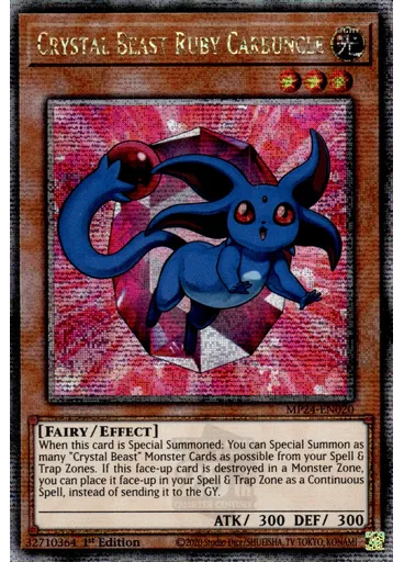 Crystal Beast Ruby Carbuncle