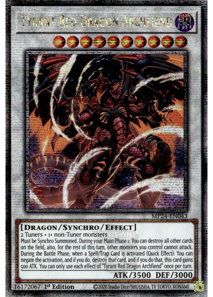 Tyrant Red Dragon Archfiend