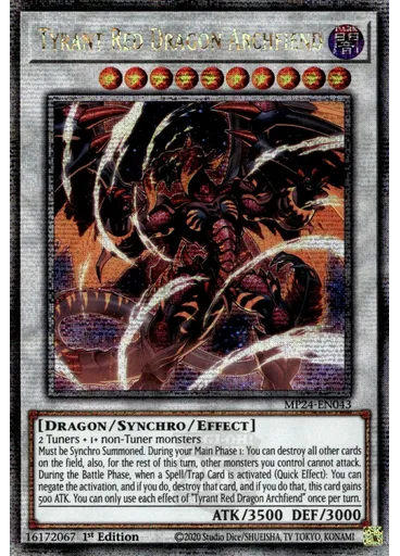 Tyrant Red Dragon Archfiend